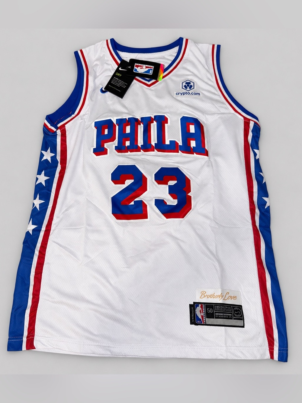 Nike LeBron James #23 Philadelphia 76ers City Edition Jersey Size Large NWT NBA